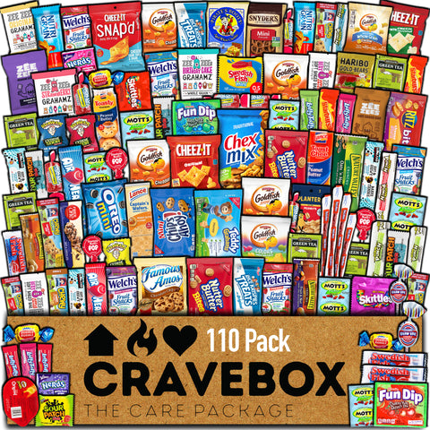 CraveBox 110ct Snack Gift Box — XL Care Package