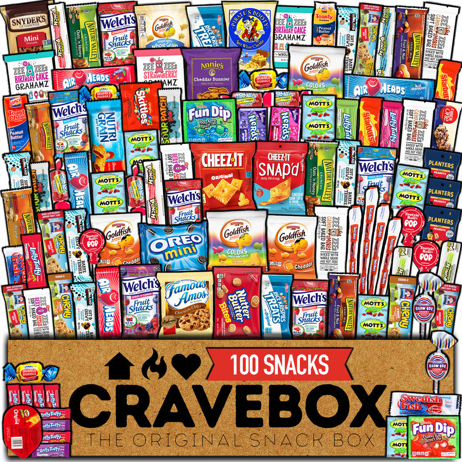 CRAVEBOX Snack Box 100count
