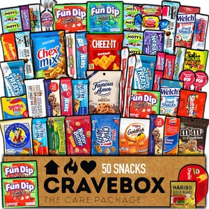 CRAVEBOX 50ct Snacks Mix