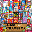Load image into Gallery viewer, CRAVEBOX Snack Box (65 Count) Valentines Variety Pack Care Package Gift Basket Adult Kid Guy Girl Women Men Birthday College Student Office Food - Back to School

