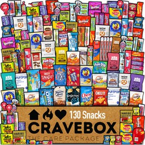 CRAVEBOX 130-count Variety Snacks