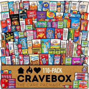 CRAVEBOX 110 Snacks - Care Package