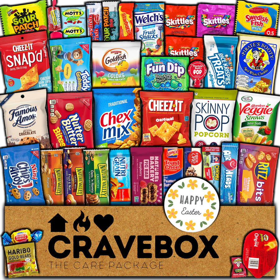 CRAVEBOX Snacks Variety Pack for Kids