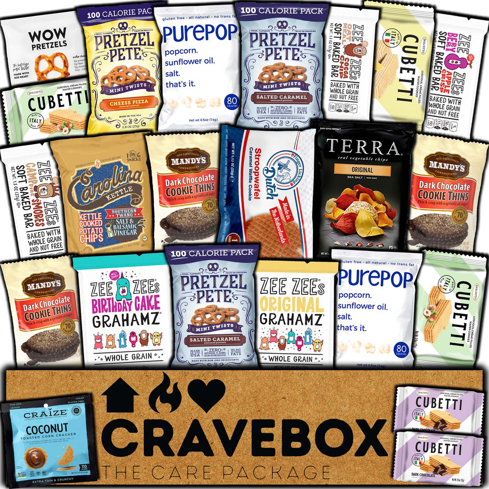 CRAVEBOX Gourmet Value Snack Box