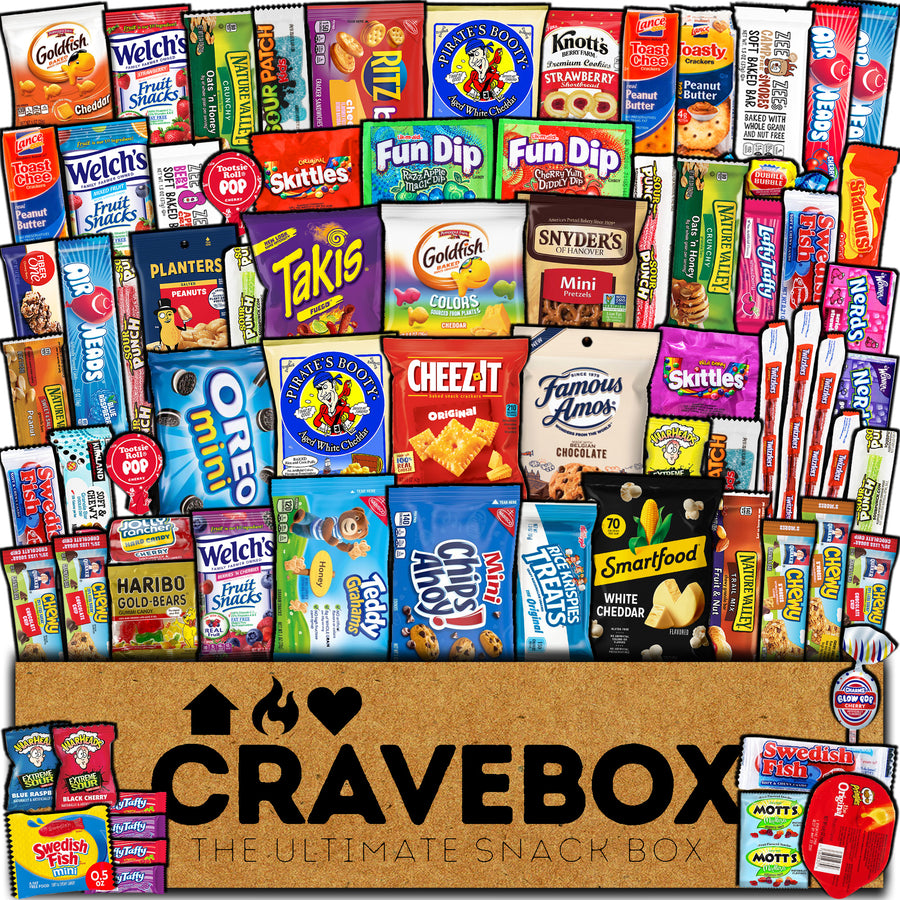 CRAVEBOX Snack Box 60 count Variety