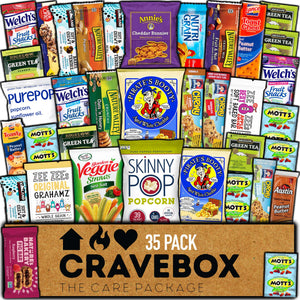 CRAVEBOX Healthy Snack Box (35 Count)