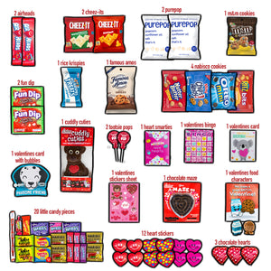 Valentine's Day 55ct - Snacks & Candy