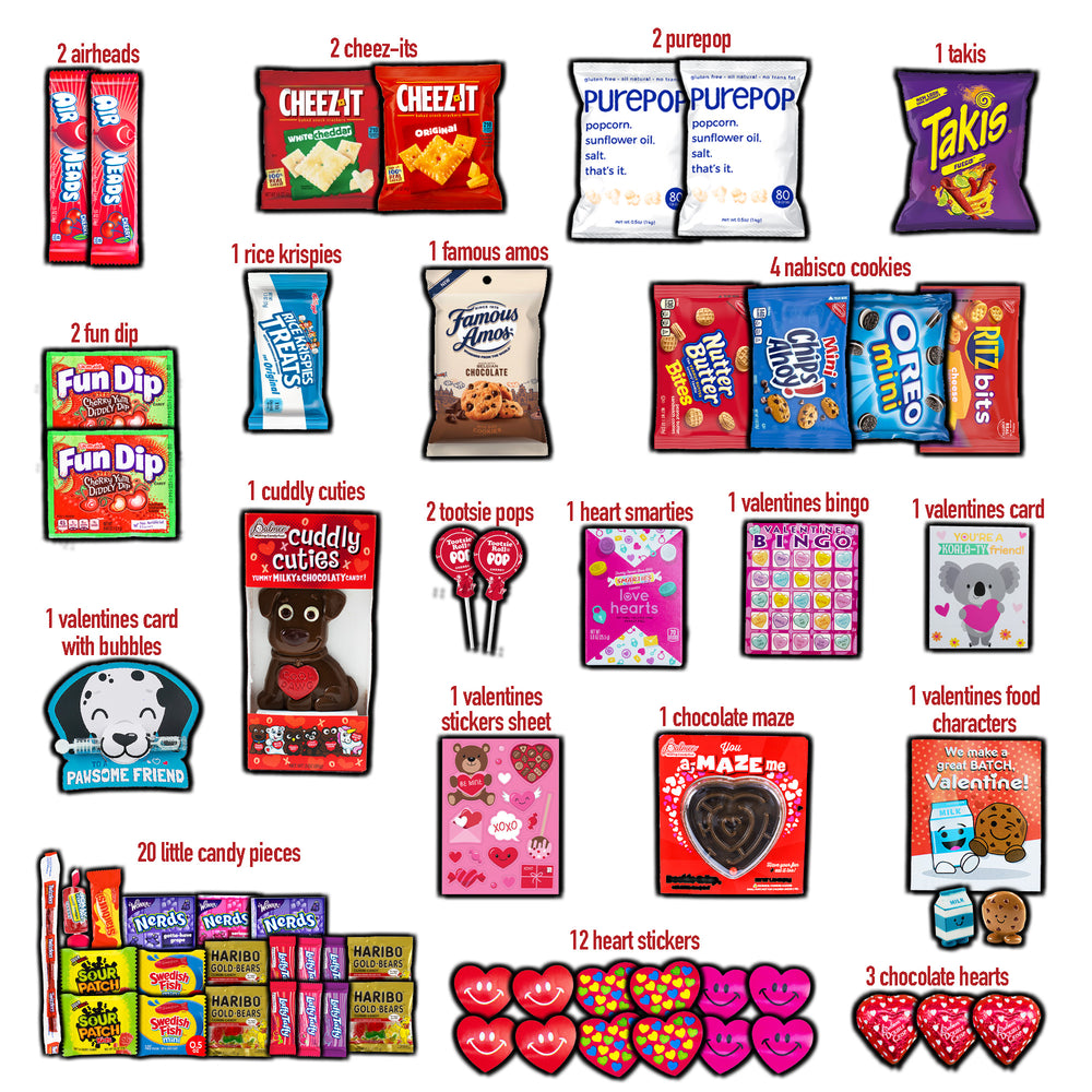 Valentine's Day 55ct - Snacks & Candy
