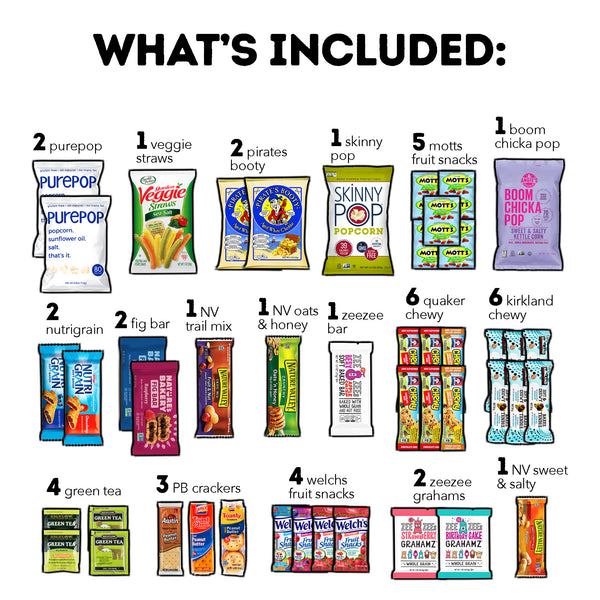 CRAVEBOX Healthy Snack Box (45 Count)