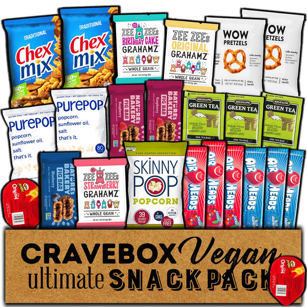 CRAVEBOX Vegan Snack Box (kinda Healthy)
