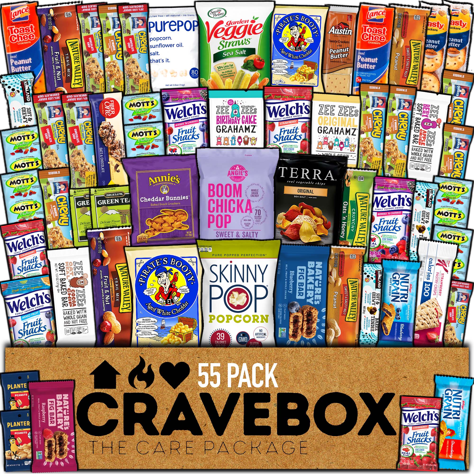 CRAVEBOX Kids Snack Box (55 count)