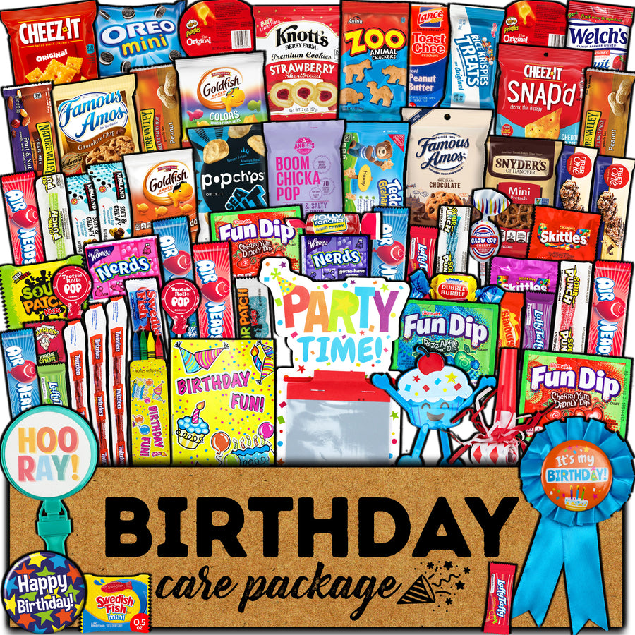 Deluxe BIRTHDAY Party Care Package 65ct