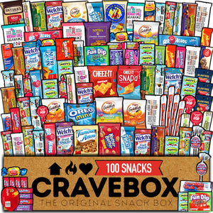 CRAVEBOX Snack Box 100count