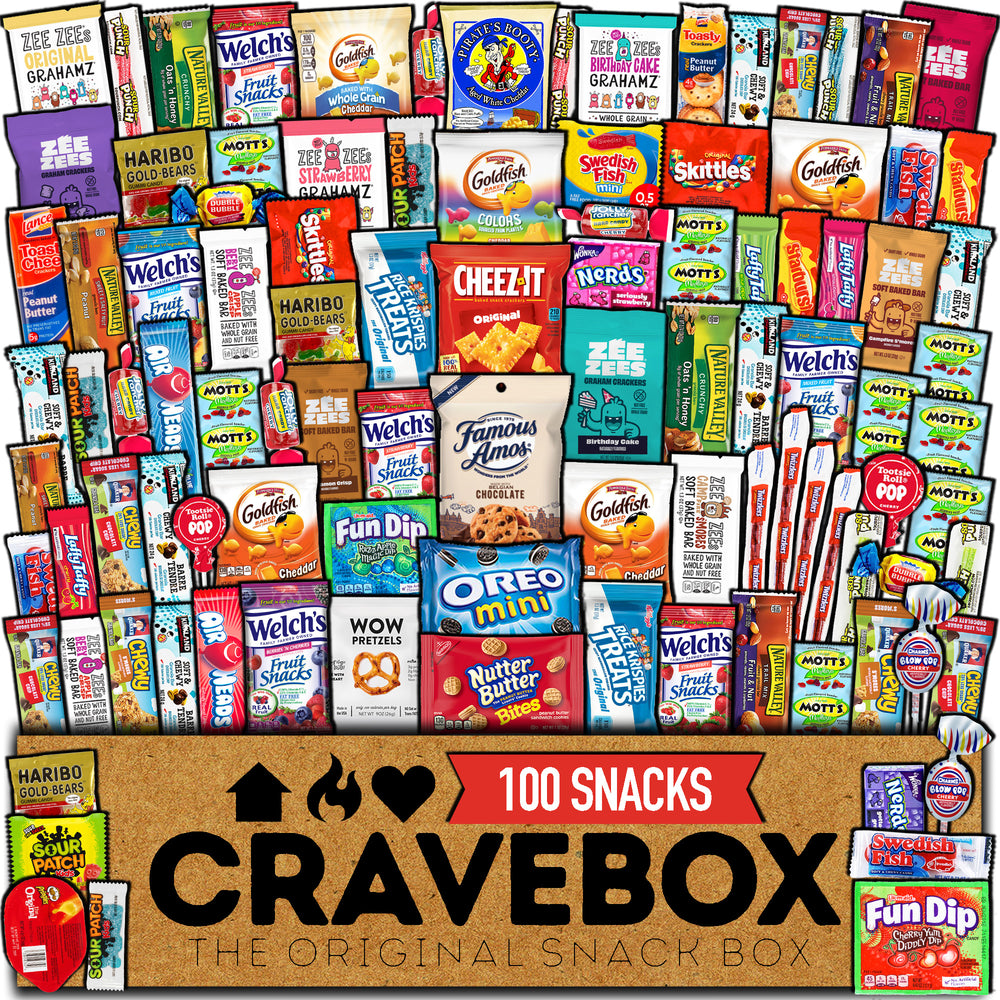 CRAVEBOX Snack Box 100count