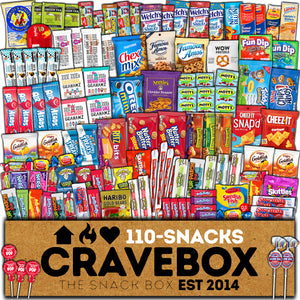 CRAVEBOX Snack Box (110 Count)
