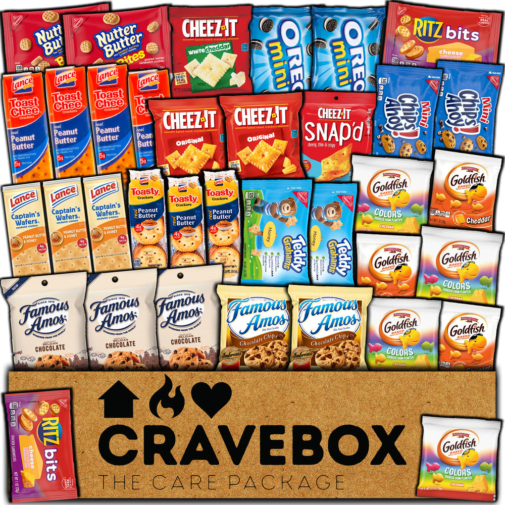 CRAVEBOX Cookies Crackers Mix