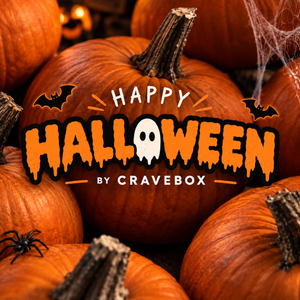 GraveBox Halloween Snack Gift Box, 40 Count Candy, Snacks, Cookies, Crackers & Small Toys