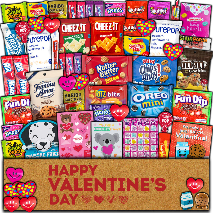 Valentine's Day 55ct - Snacks & Candy