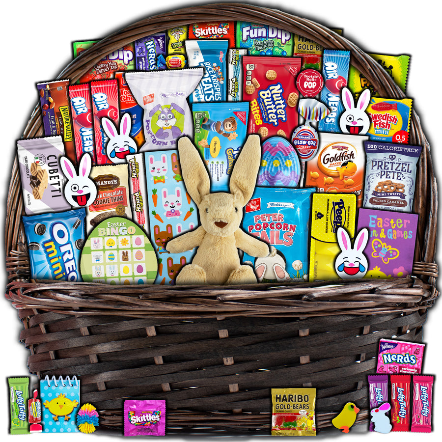 Brown Easter Gift Basket (45ct)