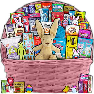 Pink Easter Gift Basket (45ct)
