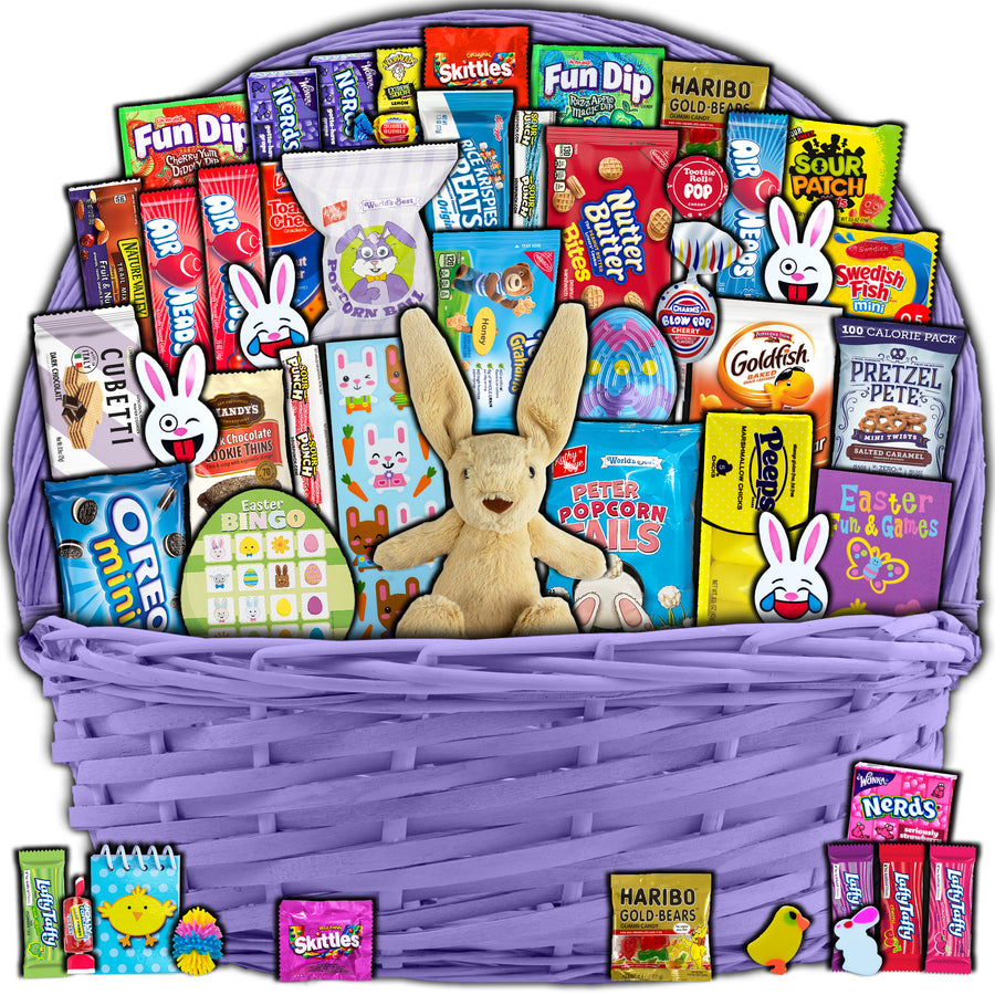 Purple Easter Gift Basket (45ct)