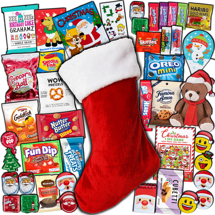 Filled Christmas Stocking 6 Hard Candy