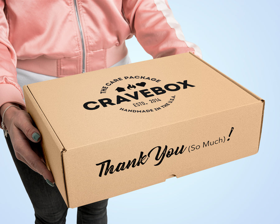 CRAVEBOX Thank You Snack Box Care Package - Gift to show your Appreciation