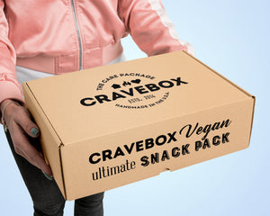 CRAVEBOX Vegan Snack Box (kinda Healthy)