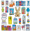 Load image into Gallery viewer, Deluxe Brown Easter Gift Basket (55ct)
