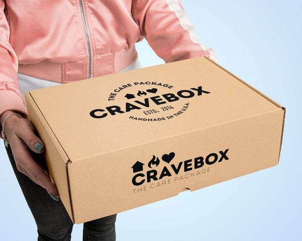 CRAVEBOX Snack Box (65 Count) Valentines Variety Pack Care Package Gift Basket Adult Kid Guy Girl Women Men Birthday College Student Office Food - Back to School